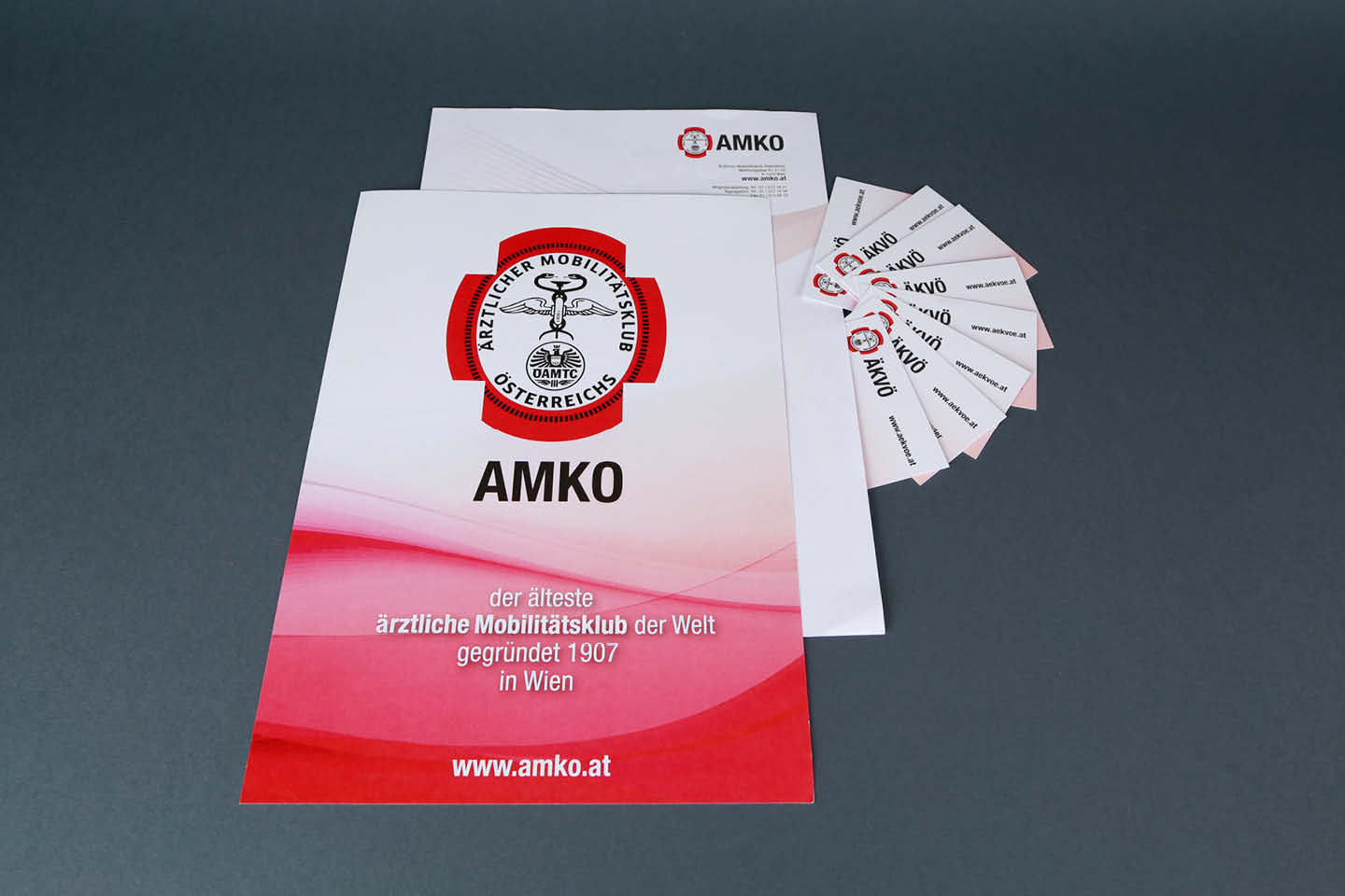 Visitenkarten und Briefpapier AMKO