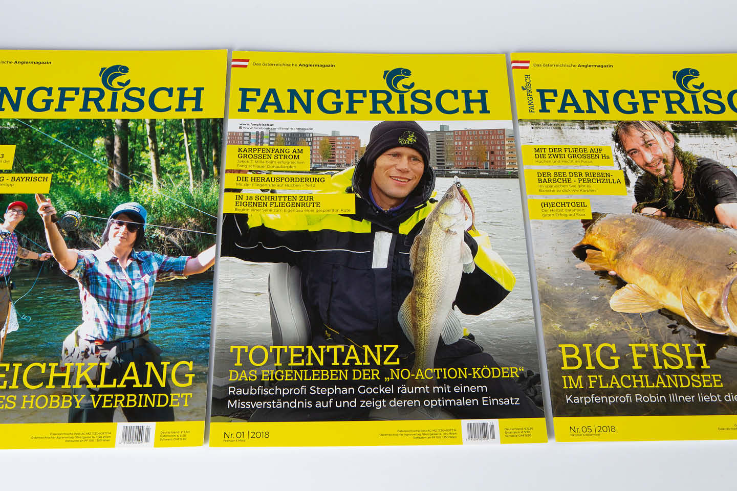 Fangfisch Zeitschrift Coverdesign